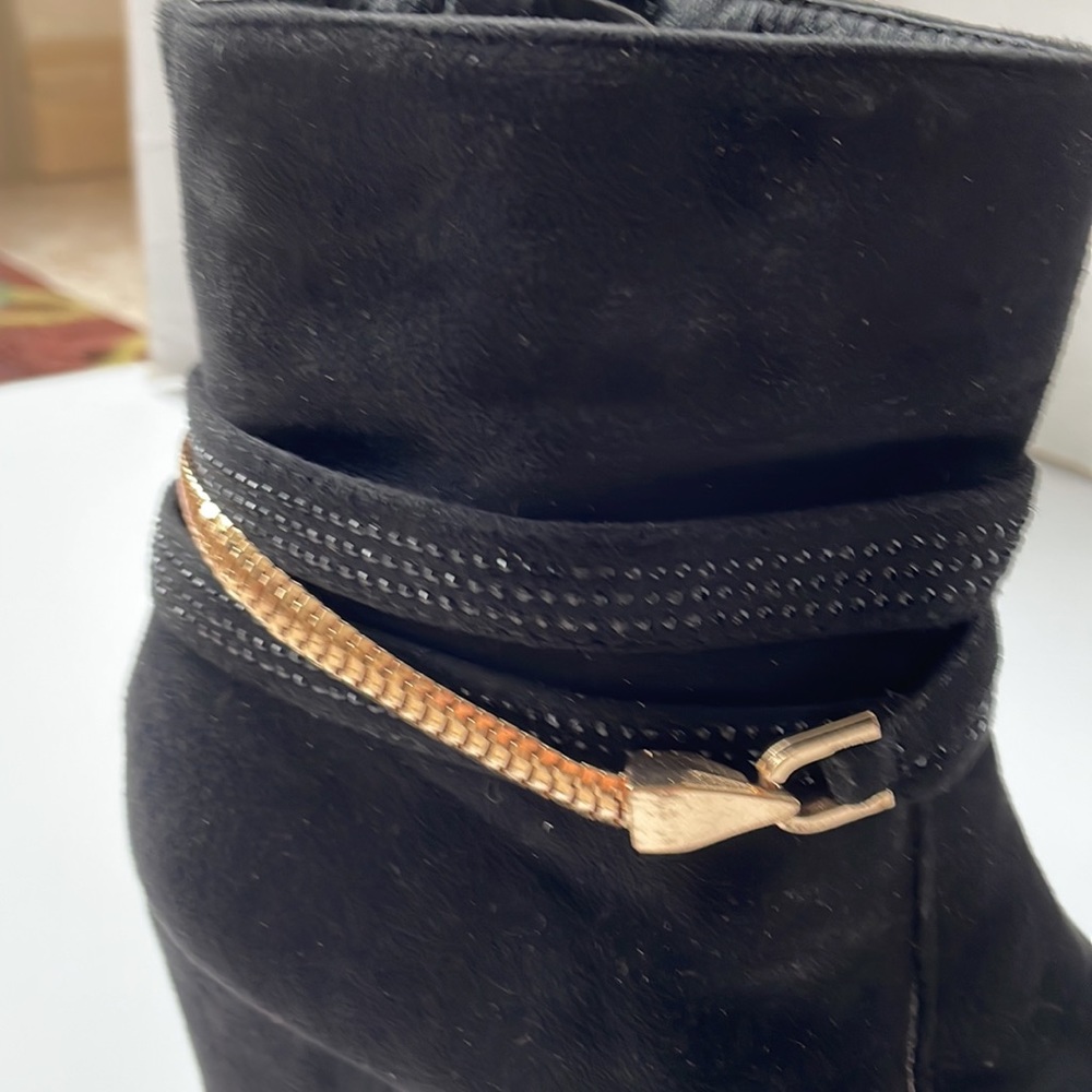 Suede Ankle Booties - Picture 5 of 9